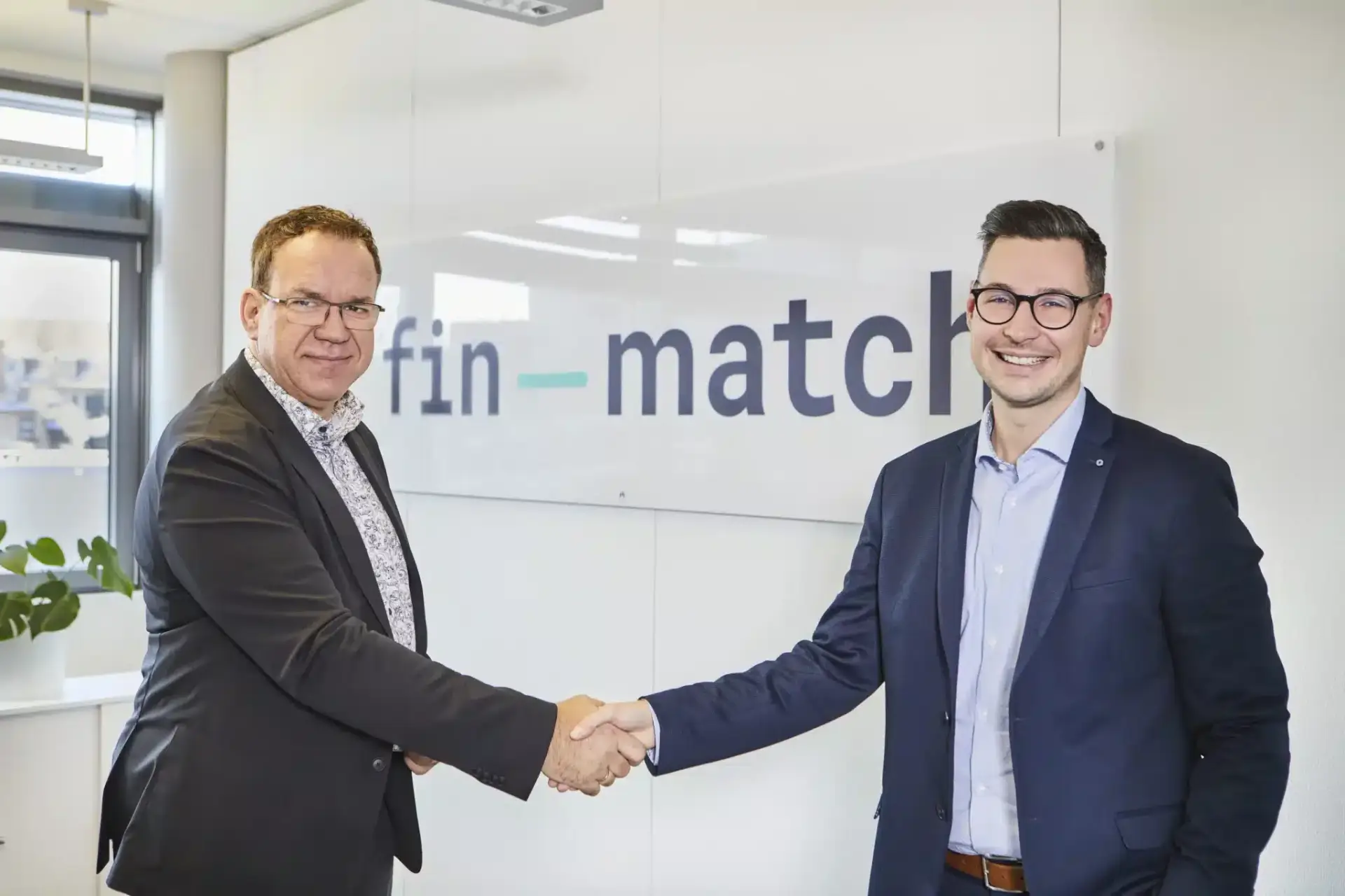 FinMatch und RKW - Nico Jungbauer von der FinMatch AG und Gernod Kraft von der RKW Baden-Württemberg